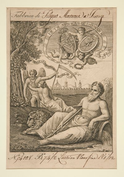 Classical Figures in Landscape by Unknown