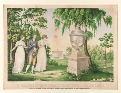 In Memory of Gen. George Washington and His Lady by Unknown