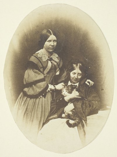 Mrs. Craik Holding Cat by Unknown