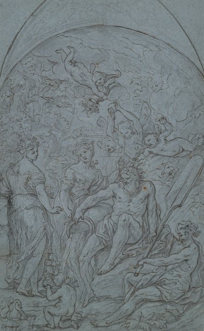 Study for an Allegory with River God and Plenty by Unknown