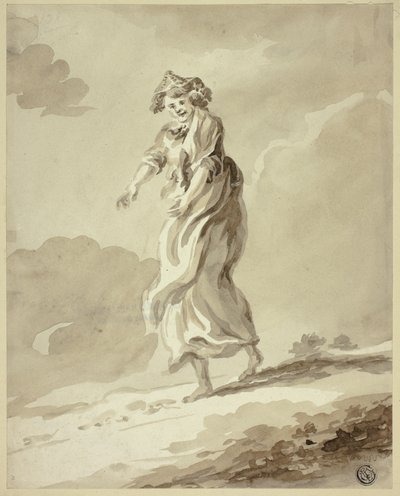 Woman Wandering by Unknown