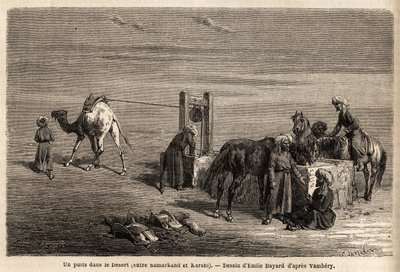 A well in the desert, between Samarkand and Karshi by Unknown artist