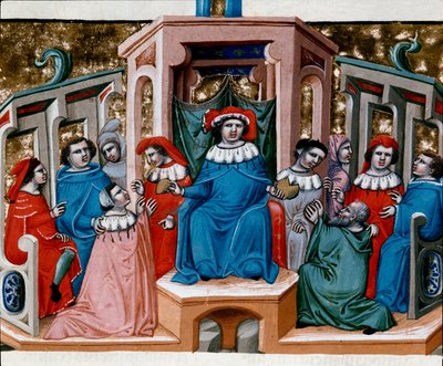Allegory of the Law taken from the Justinian Code by Unknown artist