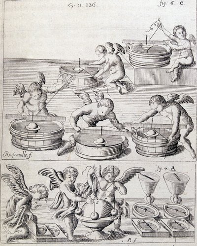 Angelots et comples - in nova demonstratio immobiliitatis terrae petita ex virtute magnetica by Iacobo Grandamico by Unknown artist