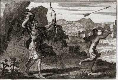 Bible of Royaumont, Old Testament: Jonathan and David. And when Jonathan saw his father