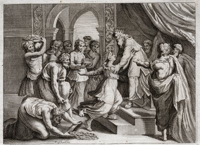 Bible of Royaumont, Old Testament: Queen of Sheba by Unknown artist