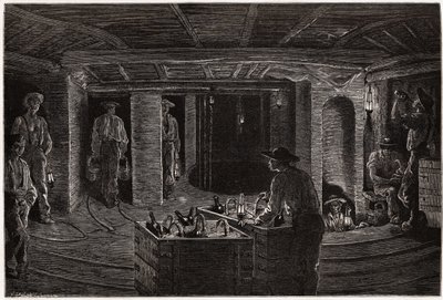 Breakfast in the Mine by Unknown artist