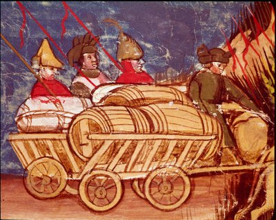 Carriage of Barrels and Food on Carts from 