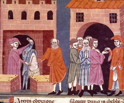 Charity in the Middle Ages: Public Assistance by Unknown artist
