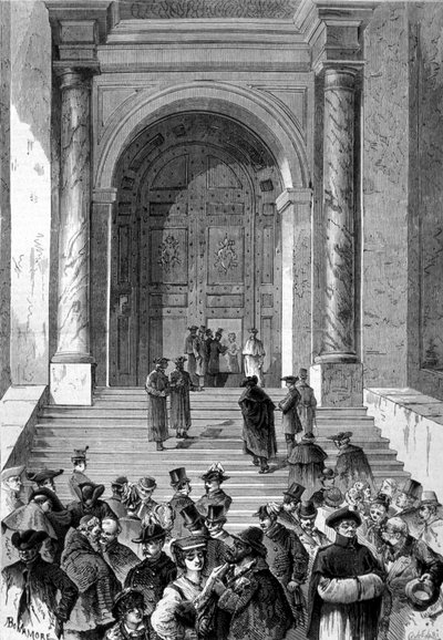Conclave in which Pope Leon XIII was elected. 1878 by Unknown artist