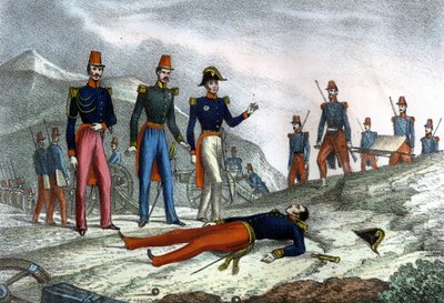 Conquest of Algeria. Death of General Danrémont during the capture of Constantine. 13 October 1837. in 