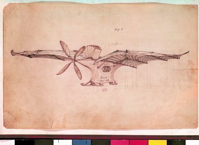Eole Flying Machine (representation of Clement Ader