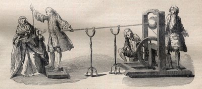 Experiment made with the Boze machine: inflammation of the spirit of wine with the tip of a sword by Unknown artist