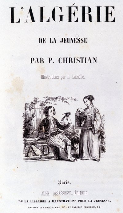 Frontispiece of the Book “Algeria through Youth” by P. Christian by Unknown artist