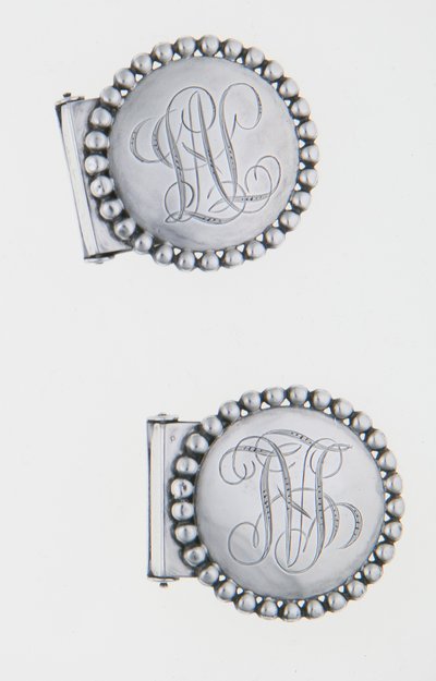 Garter buckles by Unknown artist