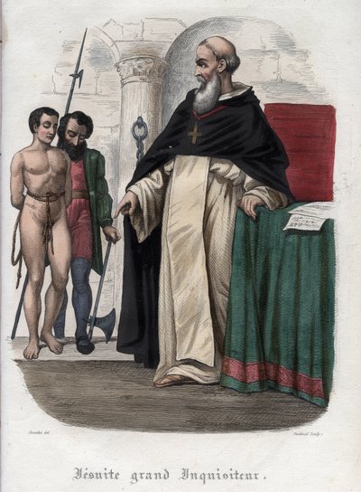 Heretic prisoner and Jesuit Grand Inquisitor at the time of Pope Clement VIII