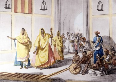 Indian culture and civilization: dancer and traditional music, India by Unknown artist