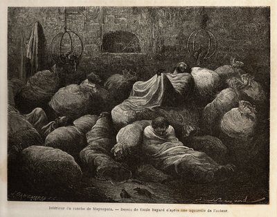 Inside a Rancho of Maynapata, Surprised by a Snow Storm by Unknown artist