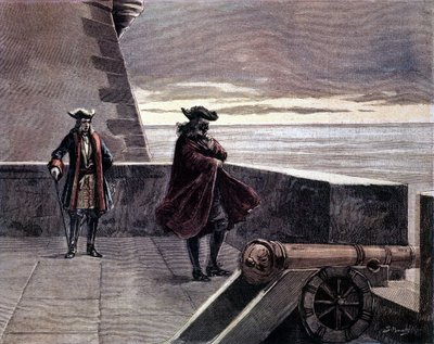 Man with Iron Mask in his tower by Unknown artist