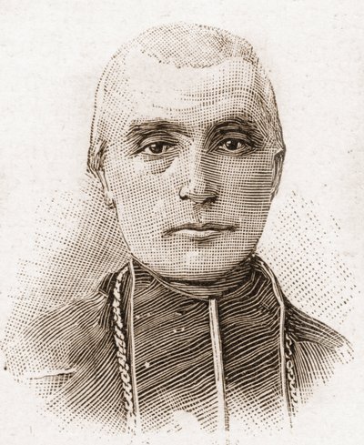 Members of the Academy Francaise in 1895: portrait of Cardinal Adolphe Perraud, French bishop and historian. by Unknown artist