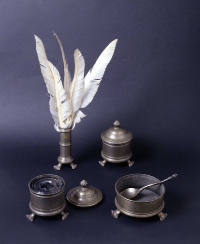 Necessary to write in tin and feathers by Unknown artist