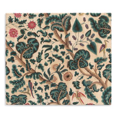 One of a Pair of Crewel Work Panels by Unknown artist