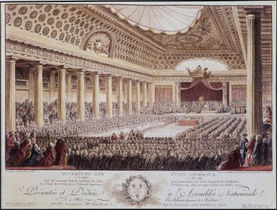 Opening of the General Assembly in Versailles on May 5 by Unknown artist