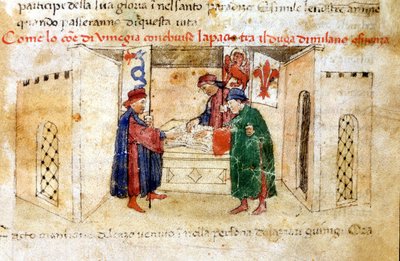 Peace between Venice, the Duke of Milan and France by Unknown artist