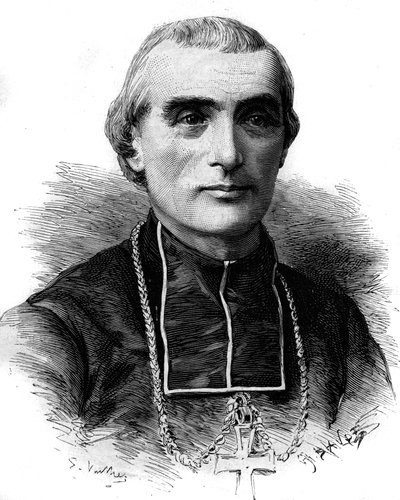 Portrait of Adolphe Perraud, French Churchman and Academician (engraving) by Unknown artist