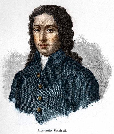 Portrait of Alessandro Scarlatti (1660 - 1725), Italian Composer by Unknown artist