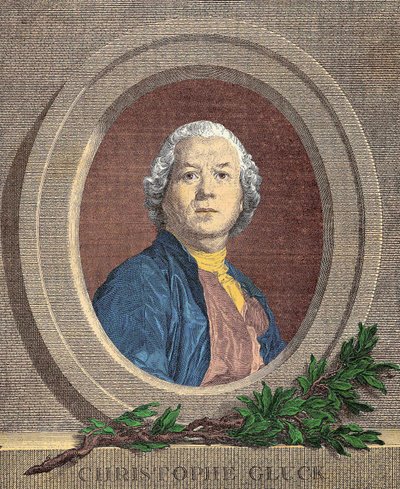 Portrait of Christoph Willibald, Knight von Gluck (1714 - 1787) German Composer by Unknown artist