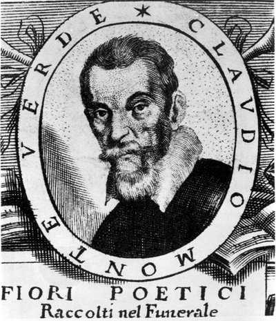 Portrait of Claudio Monteverdi (1567 - 1643) after the frontispiece of Fiori poetici raccolti nel funerale del molto illustrious e molto reverendo Signor Claudio Monteverdi, published in Venice in 1644 by Unknown artist