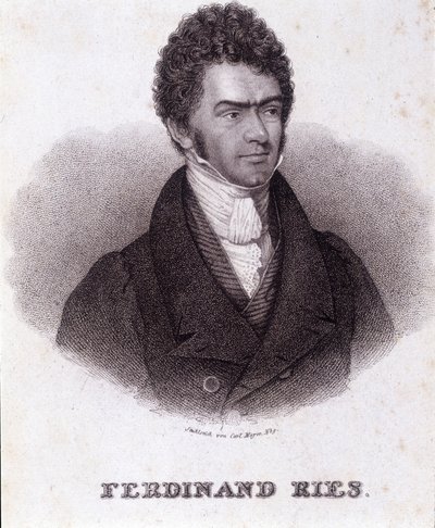 Portrait of Ferdinand Ries by Unknown artist