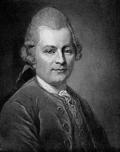 Portrait of Gotthold Ephraim Lessing (1729 - 1781), German writer and playwright by Unknown artist
