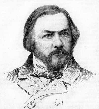 Portrait of Michail Glinka (1804 - 1857), Russian composer. by Unknown artist