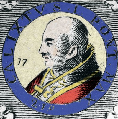 Portrait of Pope Callixtus I (155) by Unknown artist