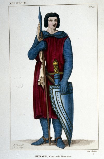 Portrait of Renaud, Count of Thunder (990 - 1038 approx.). by Unknown artist