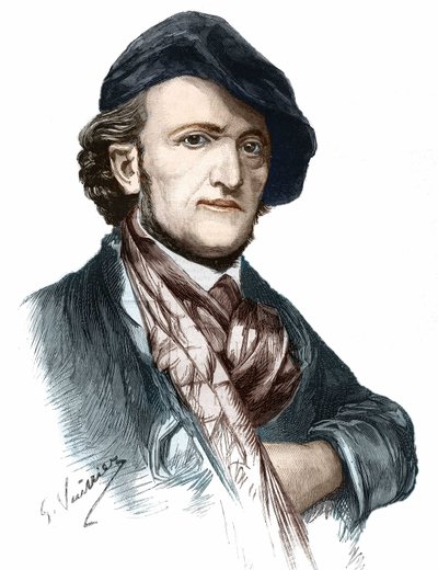 Portrait of Richard Wagner (1813-1883), German composer and playwright by Unknown artist