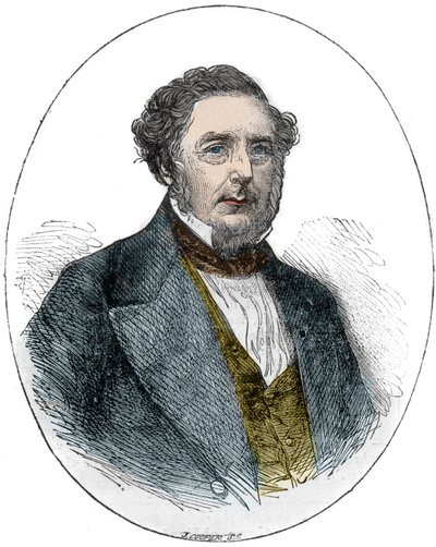 Portrait of Robert Stephenson, English mechanical and civil engineer (1803-1859) by Unknown artist