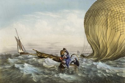 Rescue of the Habs ball, mounted by Mr. and Mrs. Durouf. Shipwrecked on the coast of England on September 1 by Unknown artist