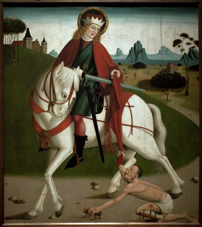 Saint Martin and the Beggar by Unknown artist