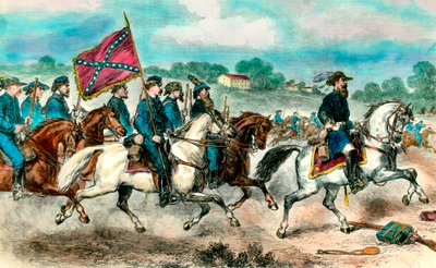 General Stuart with Confederate Cavalry in 1862 by Unknown artist