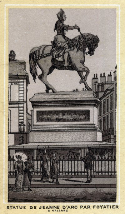 Statue of Joan of Arc made by Foyatier in Orleans, France by Unknown artist
