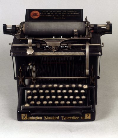 Typewriter, Model Remington by Unknown artist
