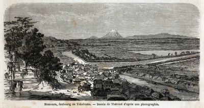 View of Homoura, Suburb of Yokohama, with Mount Fuji in the Background by Unknown artist