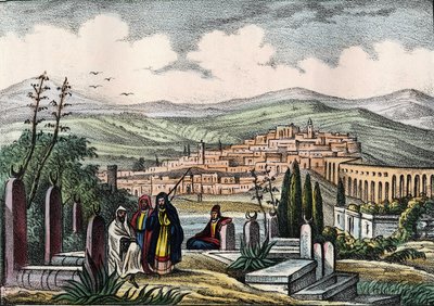 View of Medeah, ancient Roman fortress of Algeria. In “Storia d