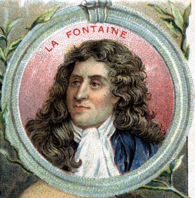 Portrait of Jean de La Fontaine. French writer (1621-1695). by Unknown artist