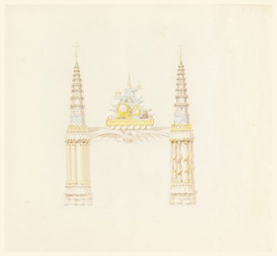 Chimney-piece, West Wall of Music Room by Unknown artistUnknown artist