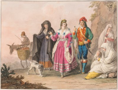 Costumes of Sicily, 1828 by Unknown artistUnknown artist