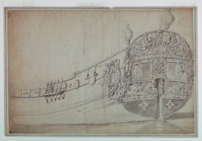 Decorative Design for the Stern of a Ship by Unknown artistUnknown artist